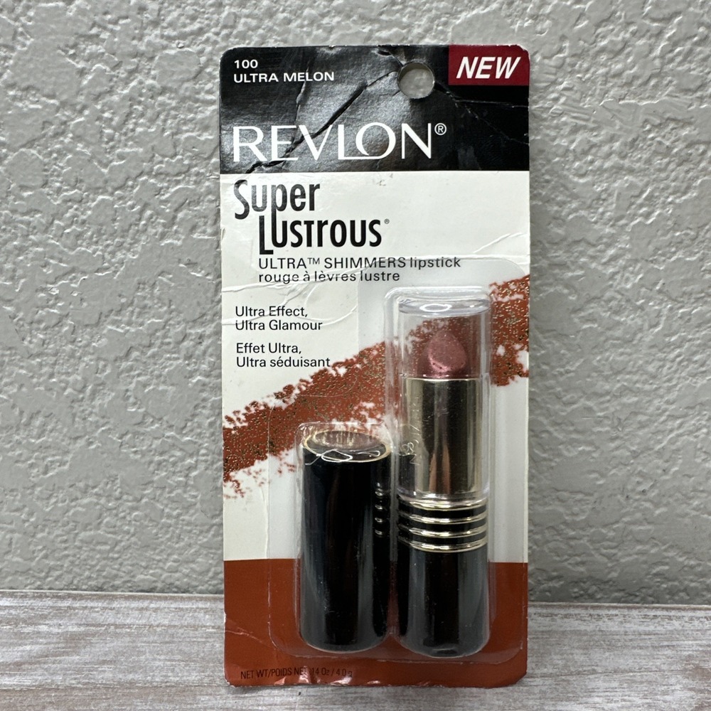 $35 🌙 Revlon Super Lustrous Lipstick‎ (0.15Oz/4.2g) NEW 100 Ultra Melon